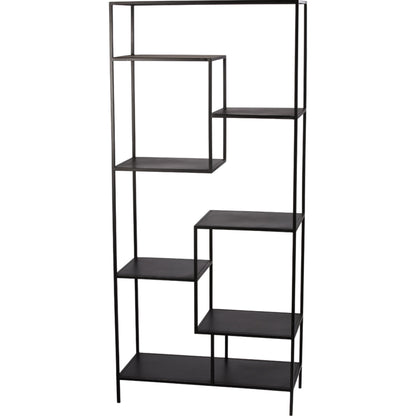 Element Etagere by Jamie Young in black iron. Made from iron in a modern style.