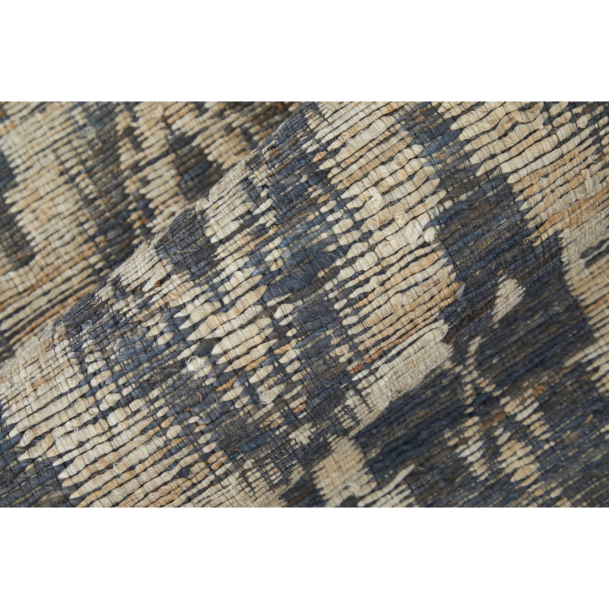Lilliana Transitional Geometric Rug - 0768F by Feizy in gray, tan. Made from jute in a unique style.