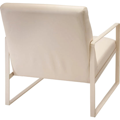 Hemingway Accent Chair by Jamie Young. Made from leather in a unique style.