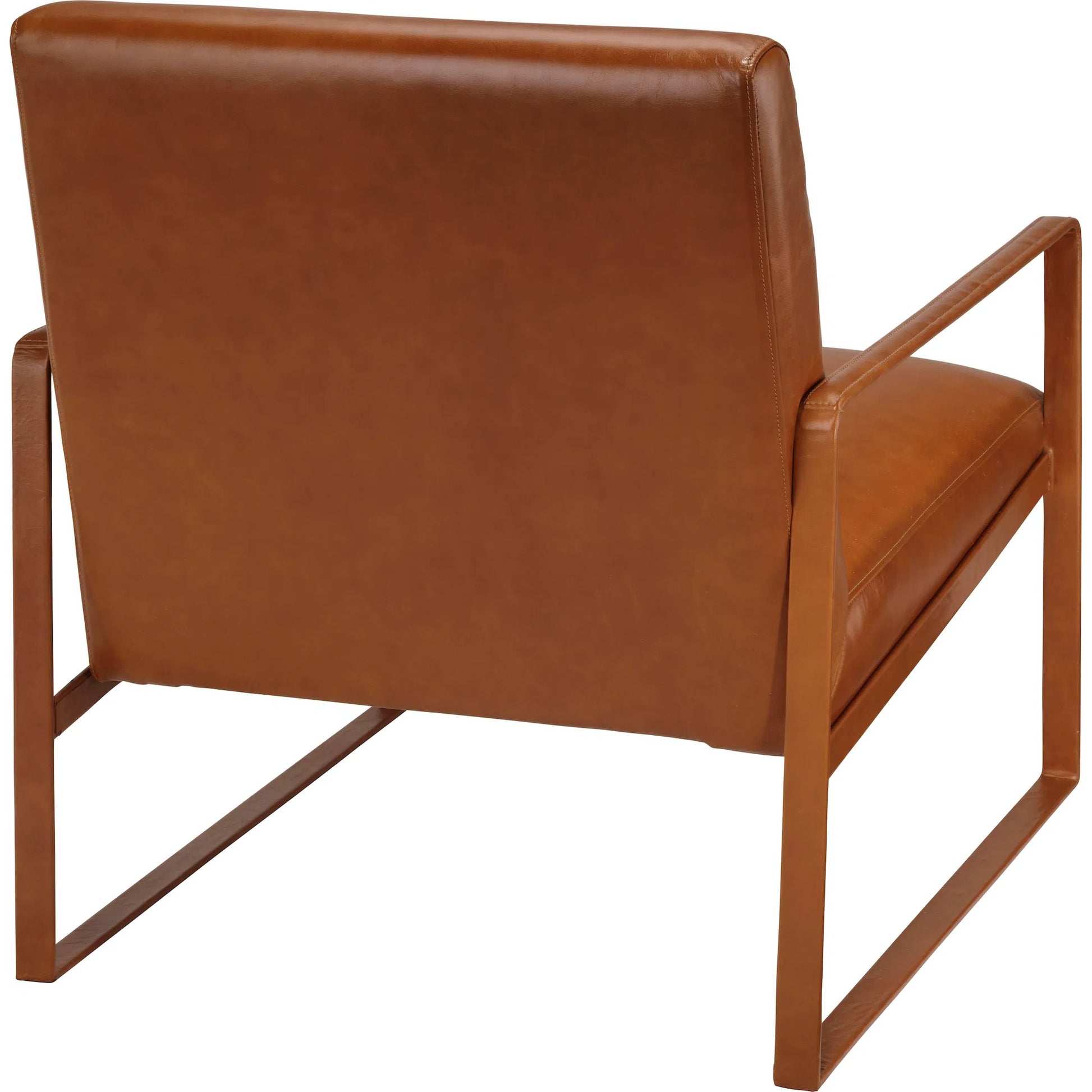 Hemingway Accent Chair by Jamie Young. Made from leather in a unique style.