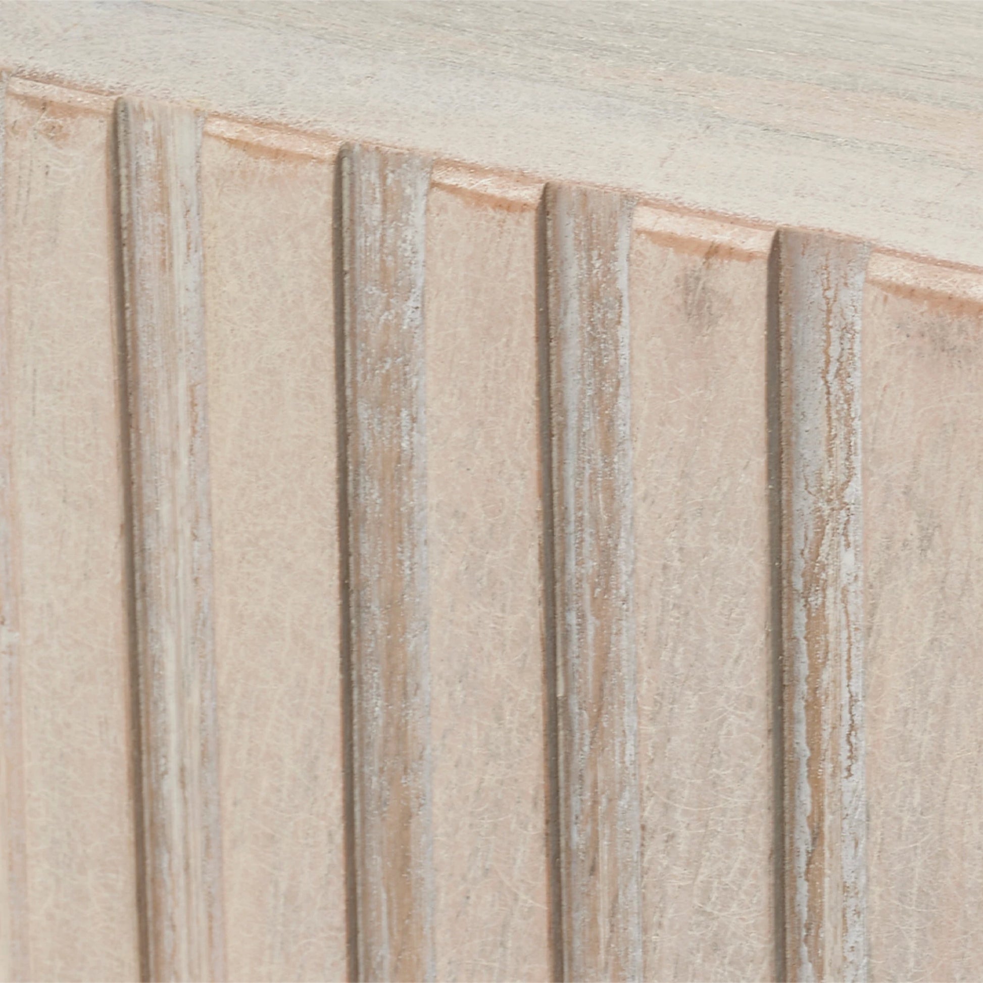 Notch Square Table by Jamie Young. Made from mango wood in a modern style.