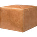 Large Ottoman by Jamie Young. Made from leather in a modern style.