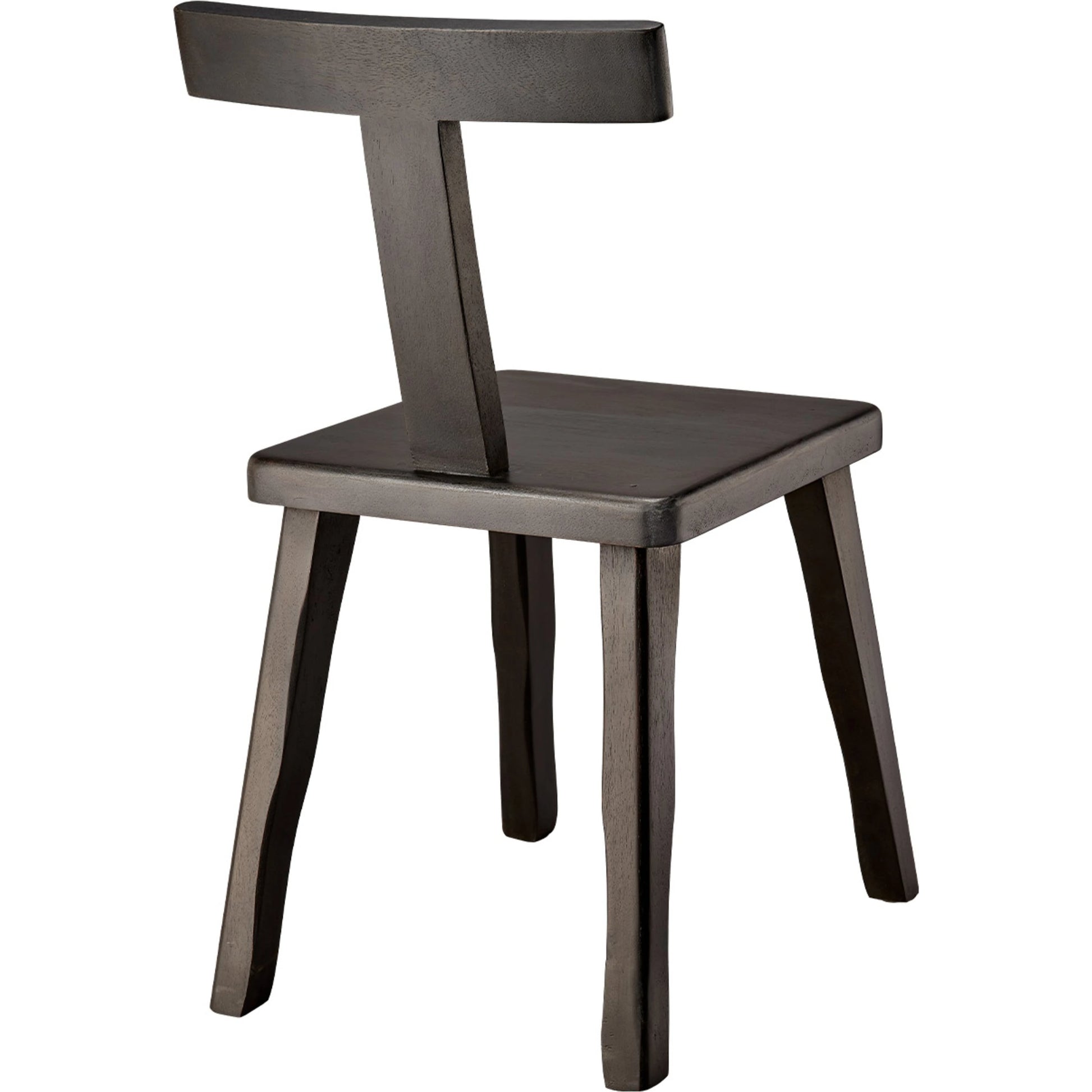 Parlor Chair by Jamie Young in black. Made from mango wood in a modern style.