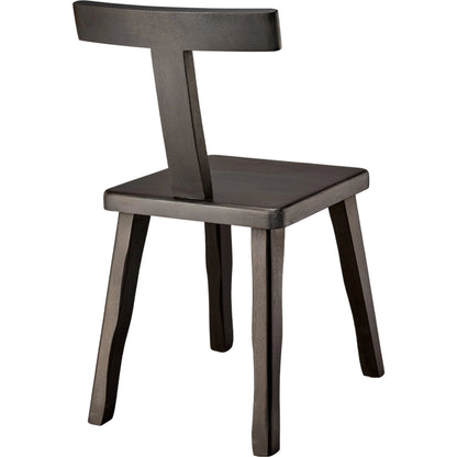 Parlor Chair by Jamie Young in black. Made from mango wood in a modern style.