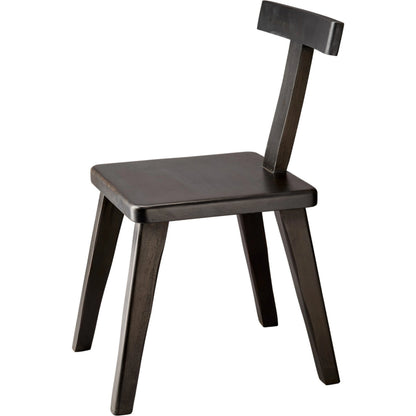 Parlor Chair by Jamie Young in black. Made from mango wood in a modern style.