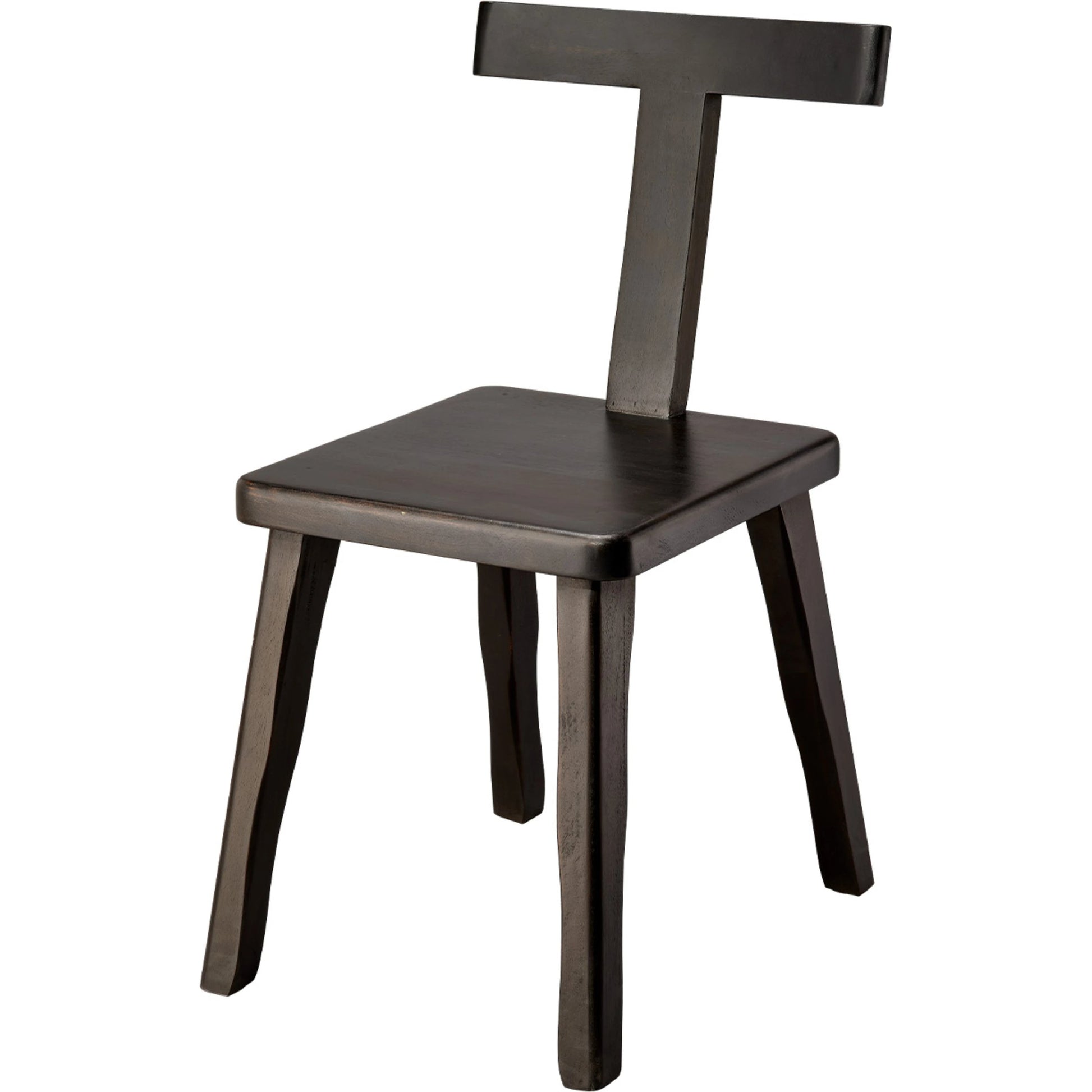 Parlor Chair by Jamie Young in black. Made from mango wood in a modern style.