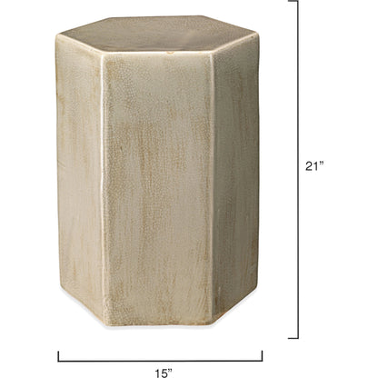 Porto Side Table by Jamie Young. Made from ceramic in a eclectic & global style.
