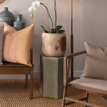 Porto Side Table by Jamie Young. Made from ceramic in a eclectic & global style.