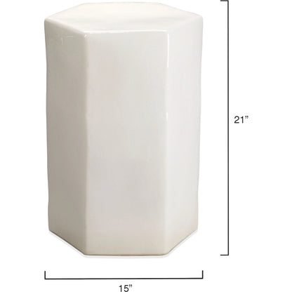 Porto Side Table by Jamie Young. Made from ceramic in a eclectic & global style.