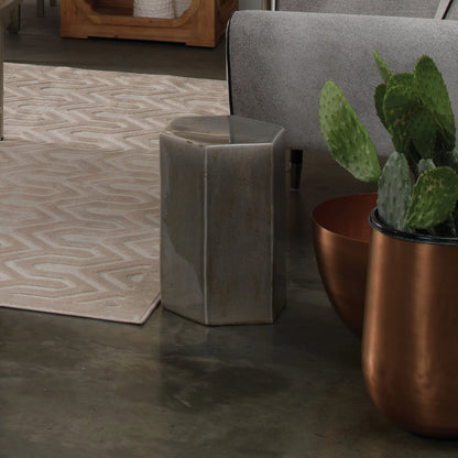 Porto Side Table by Jamie Young. Made from ceramic in a eclectic & global style.