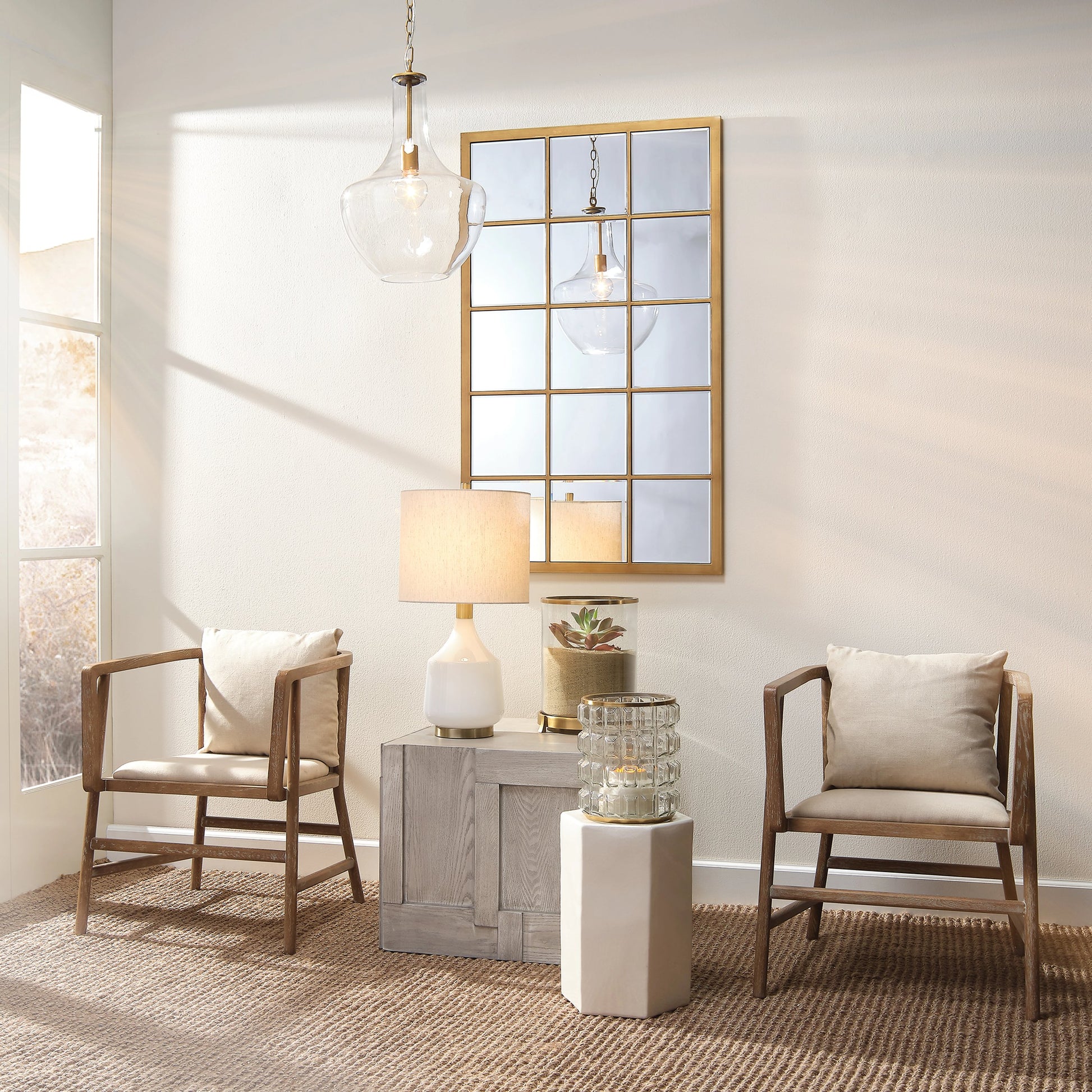 Porto Side Table by Jamie Young. Made from ceramic in a eclectic & global style.