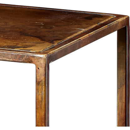 Royal Console Table by Jamie Young in brown. Made from metal in a modern style.