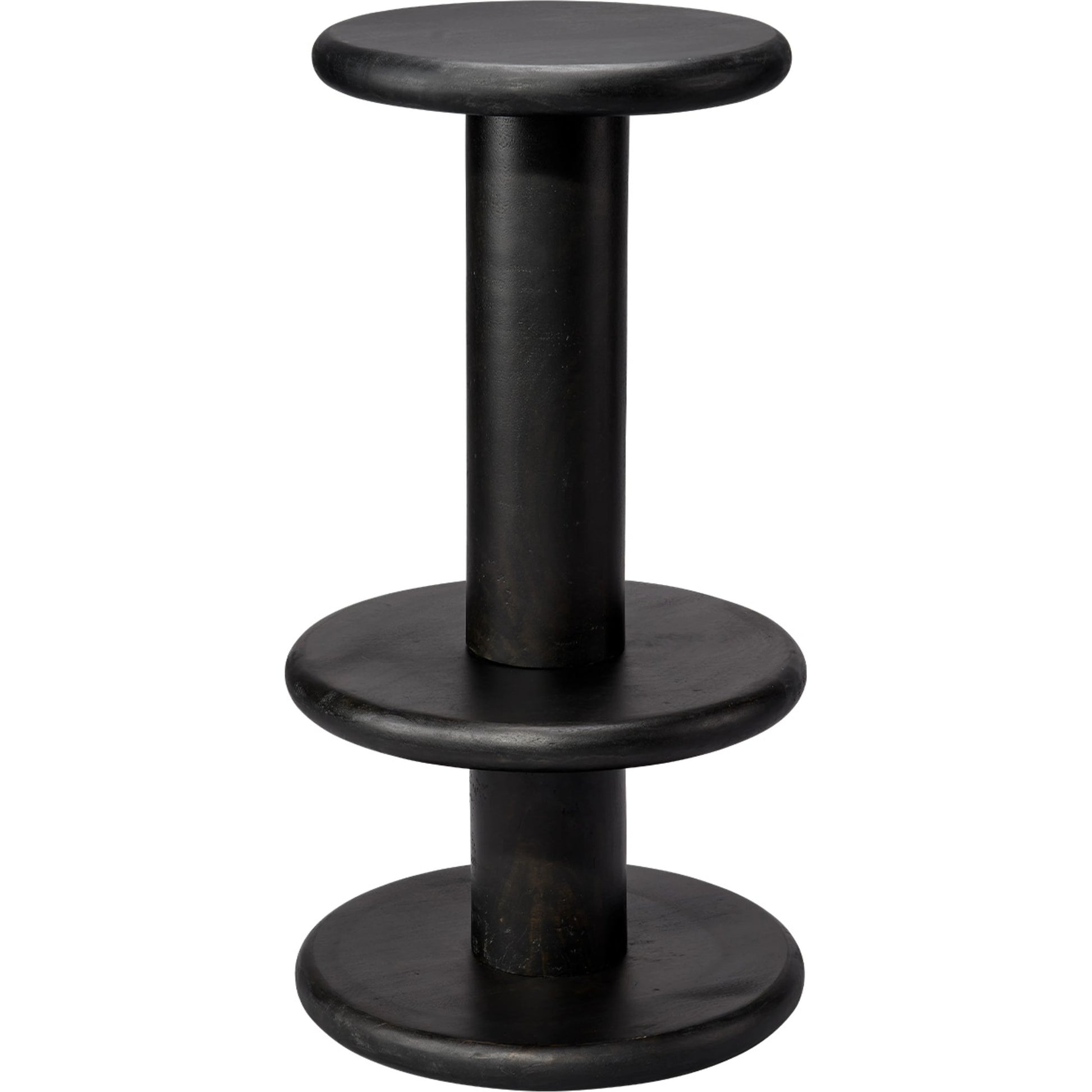 Rye Barstool by Jamie Young. Made from mango wood in a modern style.