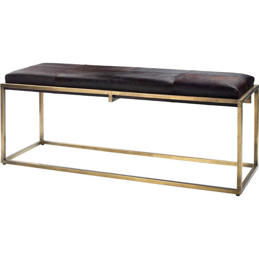 Shelby Bench by Jamie Young. Made from unique in a transitional style.