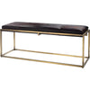 Espresso Hide, Antique Brass