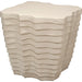 Strata Side Table by Jamie Young. Made from concrete in a unique style.