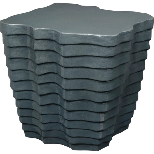 Strata Side Table by Jamie Young. Made from concrete in a unique style.