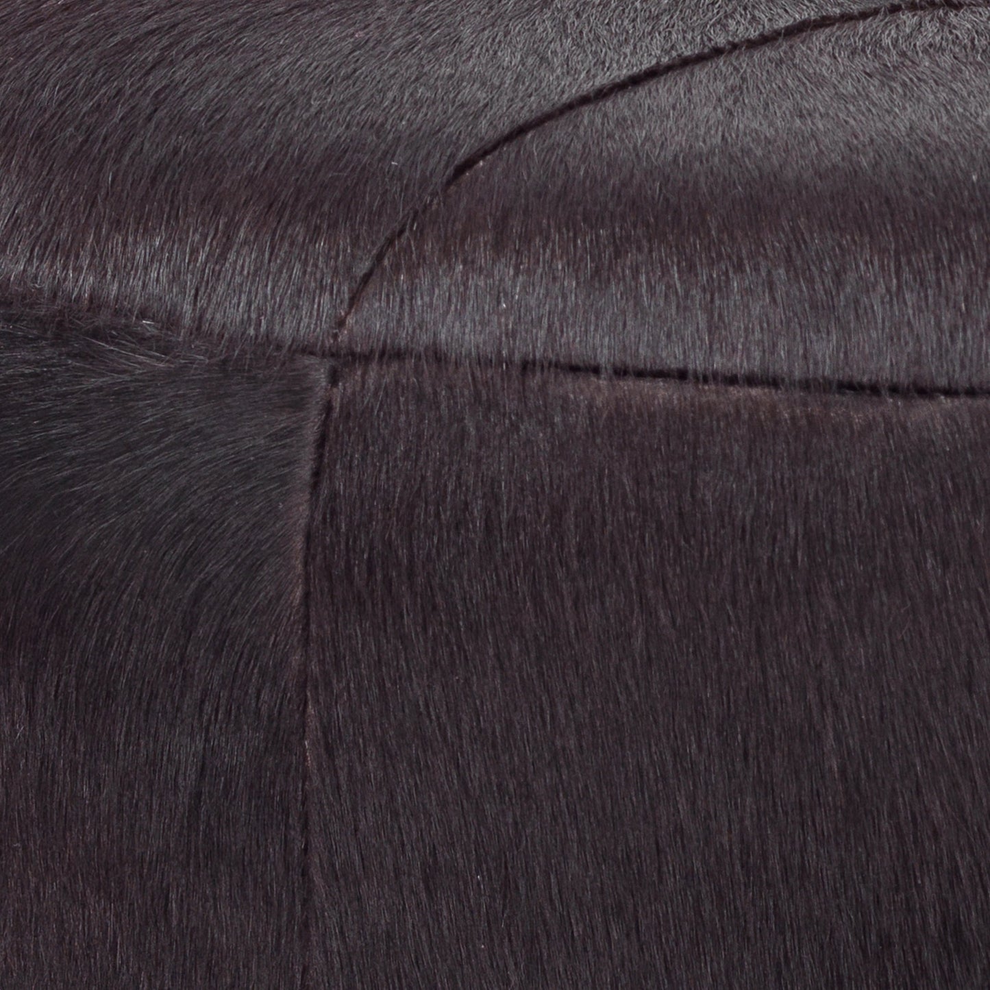005 SI-1719707 | Additional Silo | Thackeray Pouf by Jamie Young. Made from hide in a modern style.