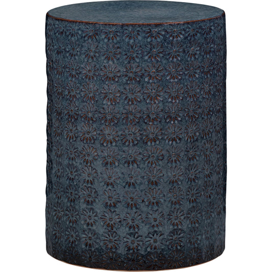 Wildflower Side Table by Jamie Young. Made from ceramic in a coastal style.