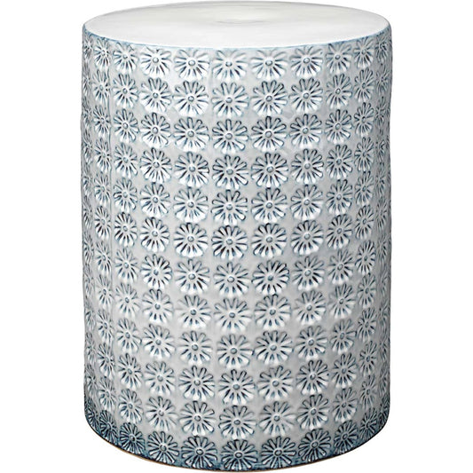 Wildflower Side Table by Jamie Young. Made from ceramic in a coastal style.