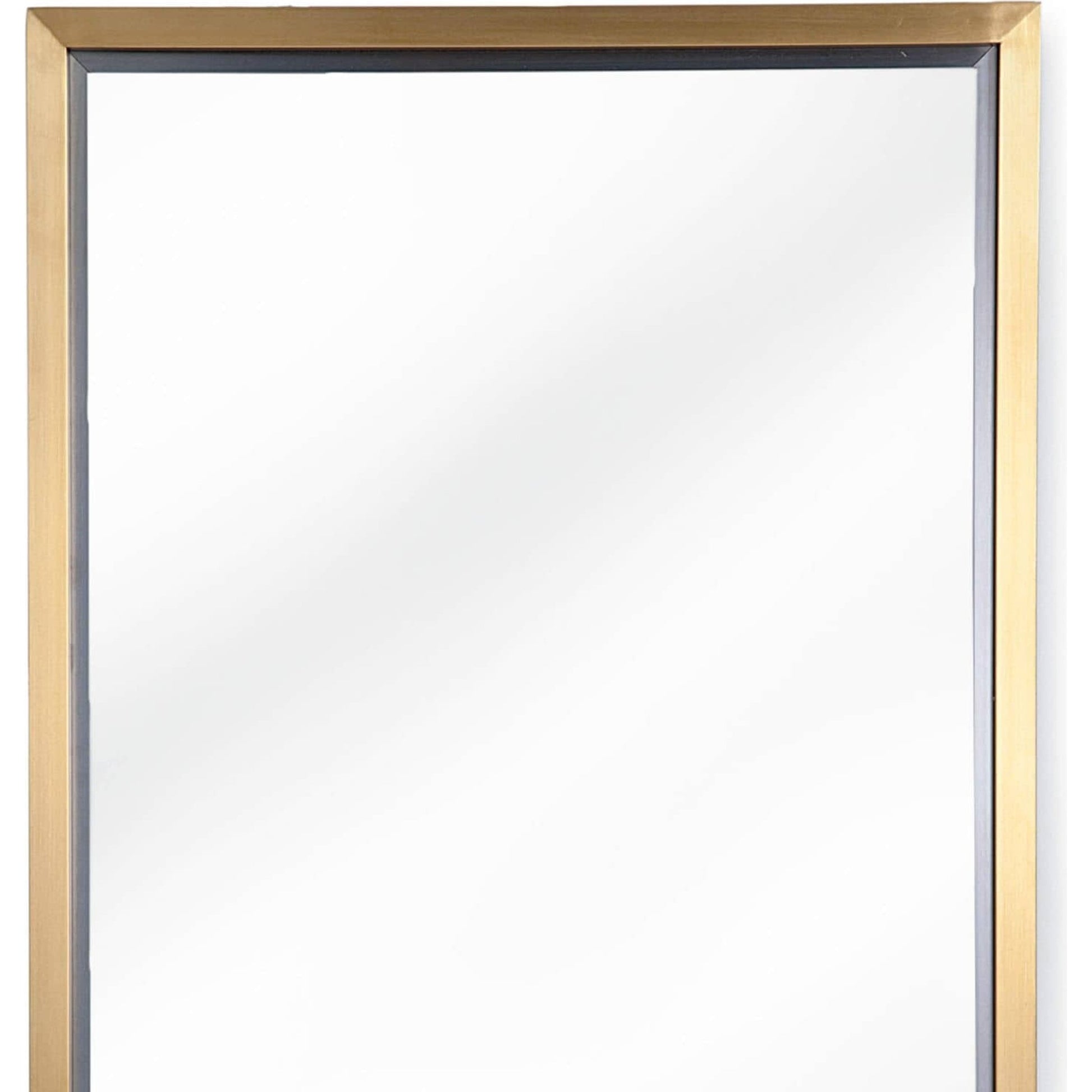 Rectangle Mirror by Regina Andrew. Made from steel in a traditional style.
