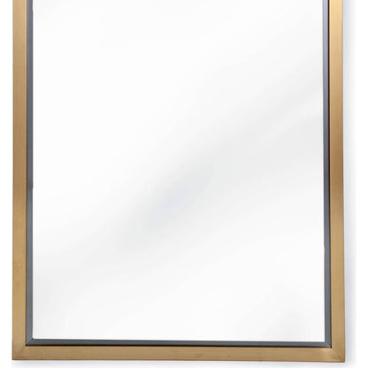 Rectangle Mirror by Regina Andrew. Made from steel in a traditional style.