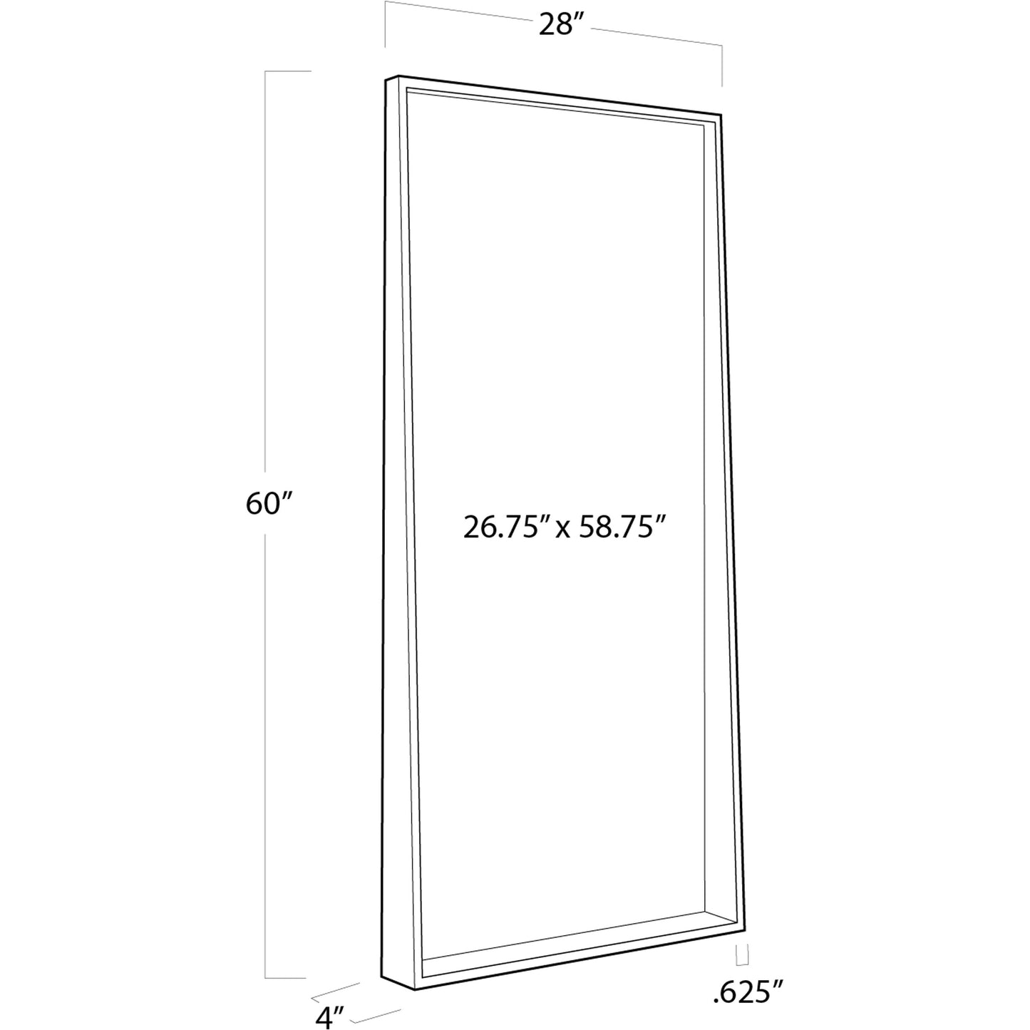004 S-286957 | Additional Silo | Gunner Mirror by Regina Andrew. Made from unique in a modern style.