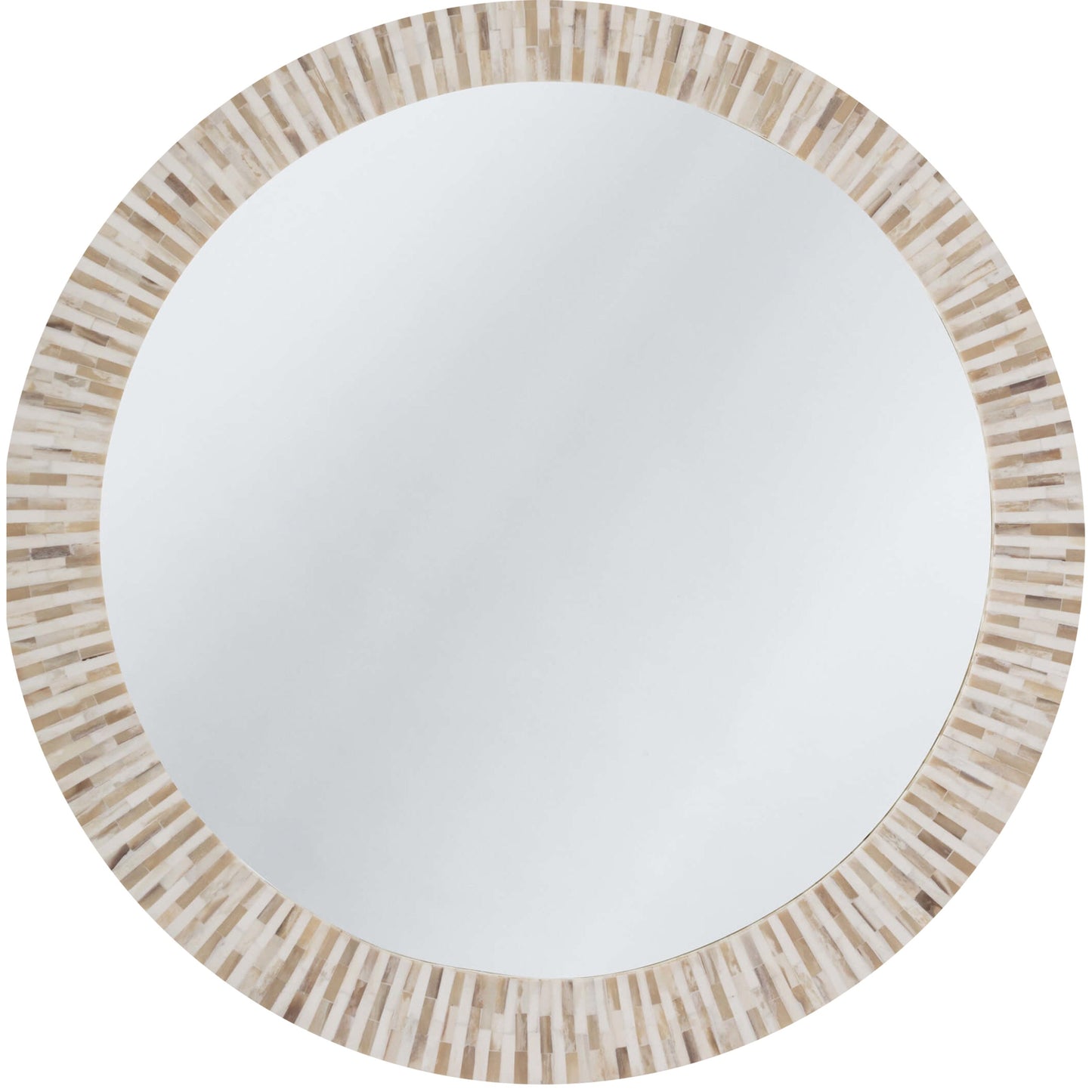000 S-287114 | Primary Silo | Multitone Bone Mirror by Regina Andrew in white, natural. Made from bone in a coastal style.