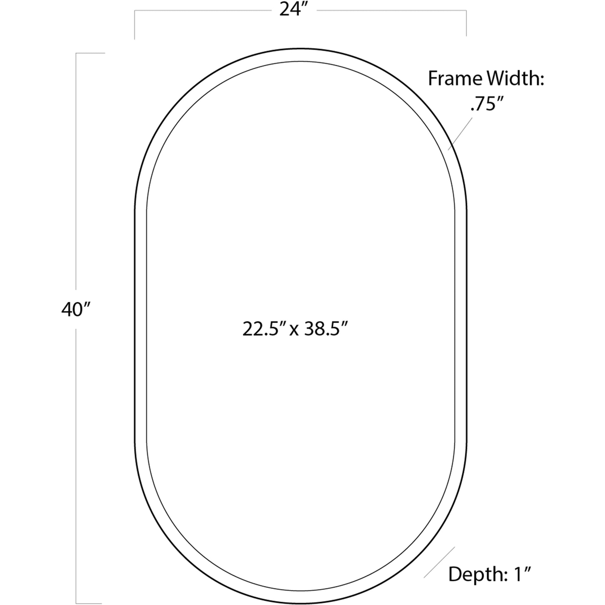 Canal Mirror by Regina Andrew. Made from stainless steel in a modern style.