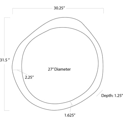 Ibiza Mirror by Regina Andrew. Made from resin in a eclectic & global style.