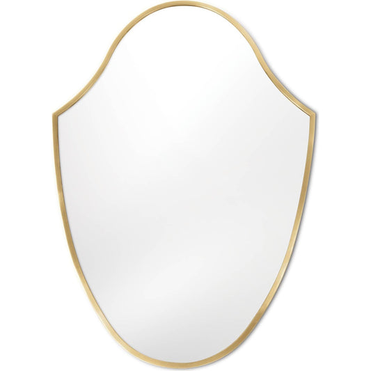 Crest Mirror by Regina Andrew. Made from steel in a transitional style.