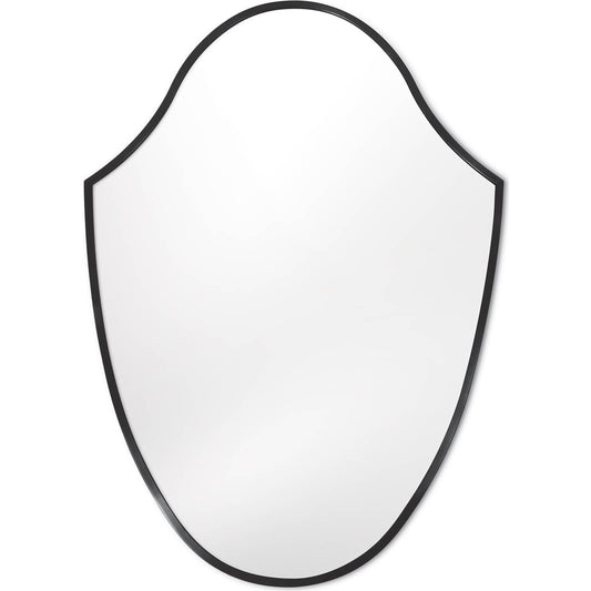 Crest Mirror by Regina Andrew. Made from steel in a transitional style.
