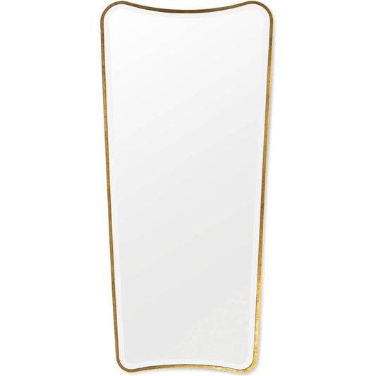 Sonnet Mirror by Regina Andrew in gold and gold leaf. Made from mdf in a transitional style.