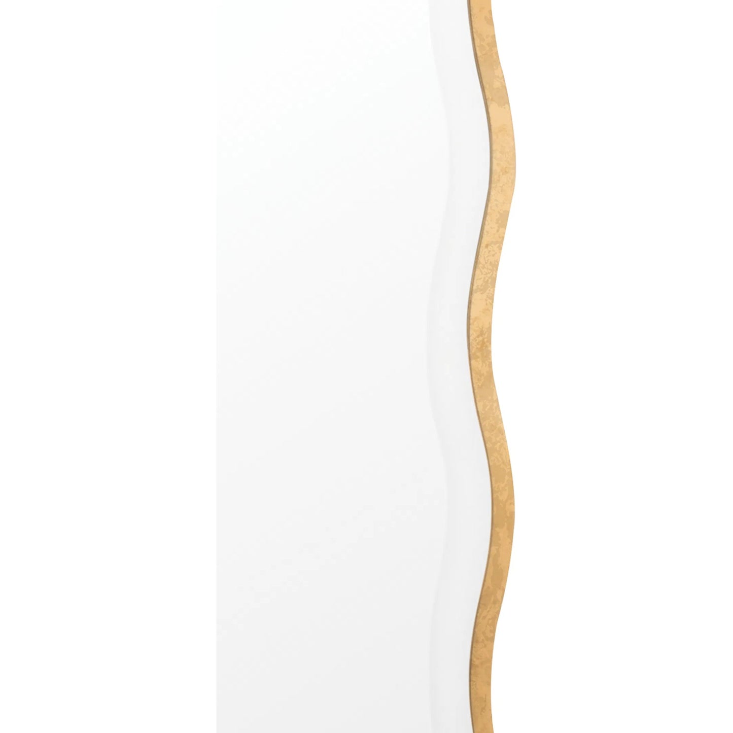 001 SI-1949299 | Closeup | Candice Mirror by Regina Andrew in gold and gold leaf. Made from resin in a modern style.