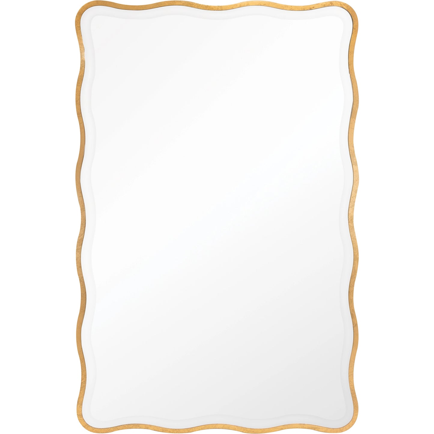 000 SI-1949299 | Primary Silo | Candice Mirror by Regina Andrew in gold and gold leaf. Made from resin in a modern style.
