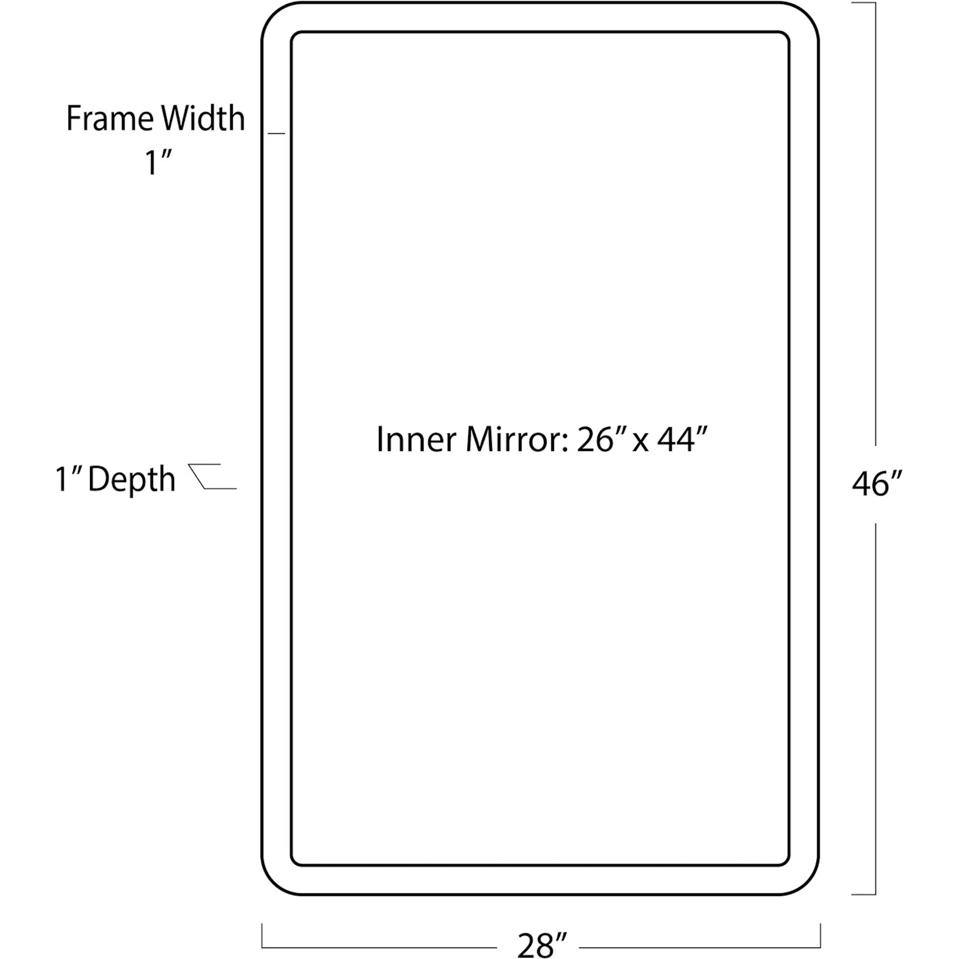 Knox Leather Rectangle Mirror by Regina Andrew in black. Made from leather in a modern style.