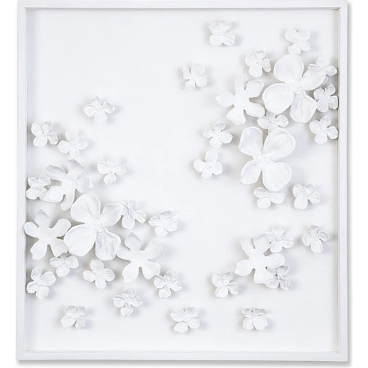 Dogwood Bouquet II by Regina Andrew in white. Made from resin in a modern style.