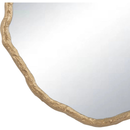 Vine Mirror by Regina Andrew in antique gold. Made from resin in a modern style.