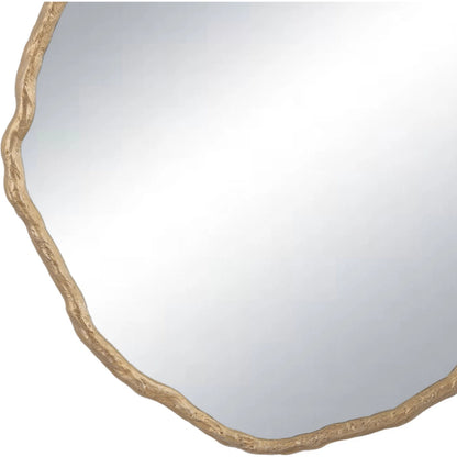 Vine Mirror by Regina Andrew in antique gold. Made from resin in a modern style.