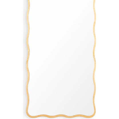 Candice Dressing Room Mirror by Regina Andrew in gold and gold leaf. Made from mdf in a modern style.