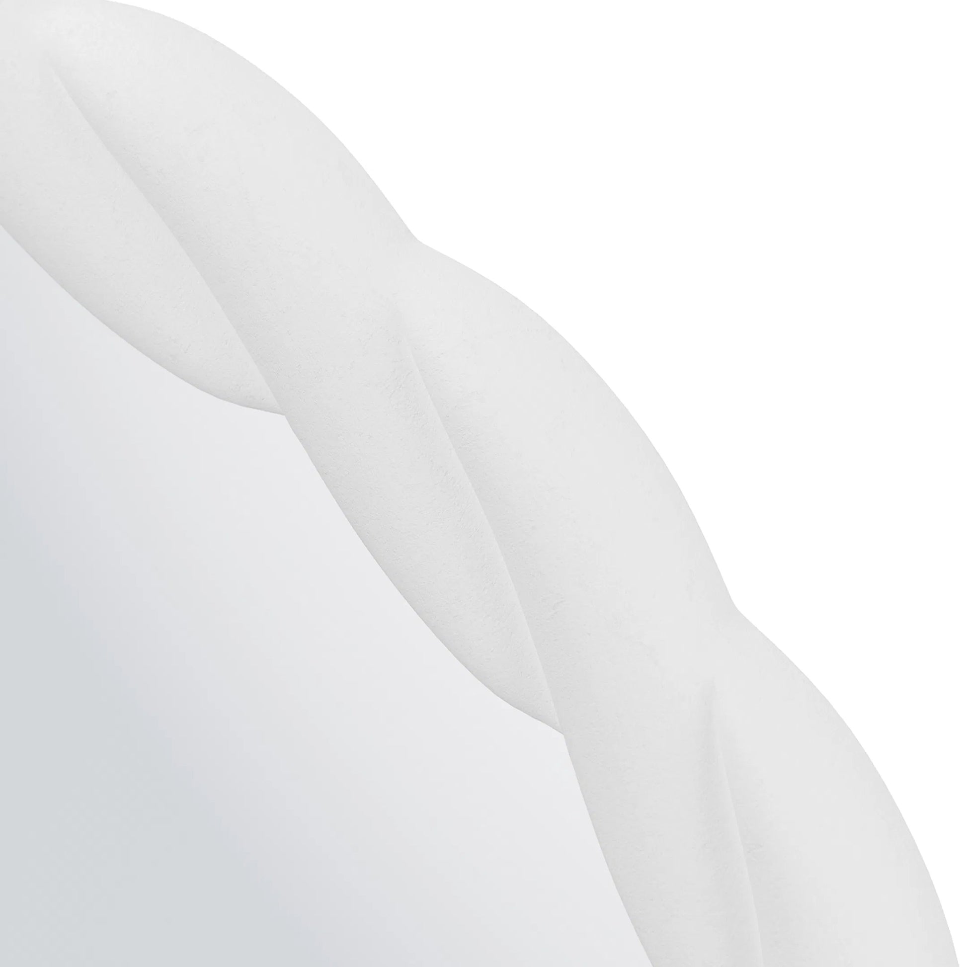Saylor Mirror by Regina Andrew in white and white. Made from resin in a unique style.