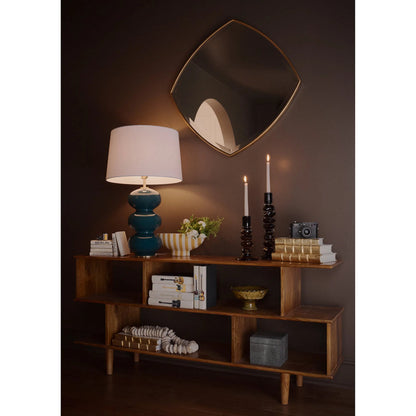 Gem Mirror by Regina Andrew in gold and antique gold leaf. Made from resin in a unique style.