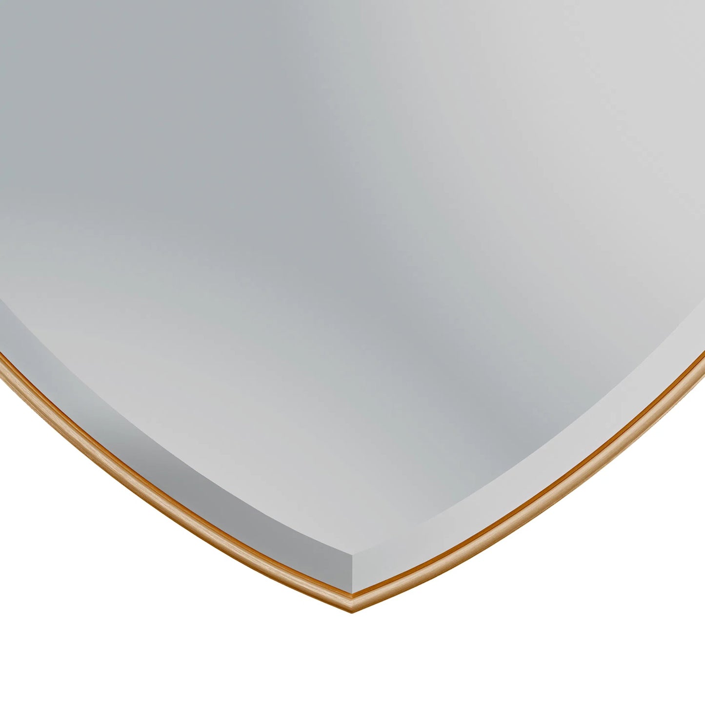 004 SI-2629032 | Closeup | Gem Mirror by Regina Andrew in gold and antique gold leaf. Made from resin in a unique style.