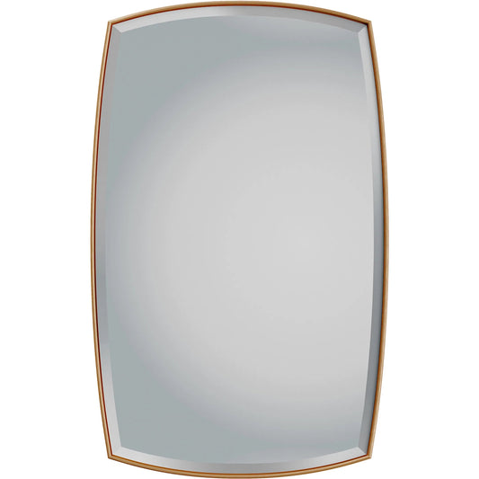 Radiant Mirror by Regina Andrew in gold and antique gold leaf. Made from resin in a unique style.
