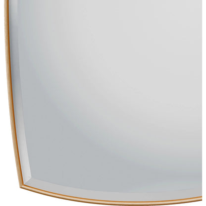 Radiant Mirror by Regina Andrew in gold and antique gold leaf. Made from resin in a unique style.