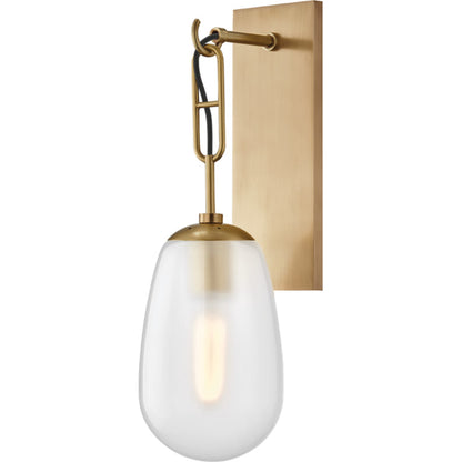Bruckner Wall Sconce by Hudson Valley. Made from steel in a transitional style.