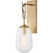 Bruckner Wall Sconce by Hudson Valley. Made from steel in a transitional style.