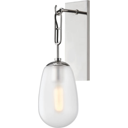 Bruckner Wall Sconce by Hudson Valley. Made from steel in a transitional style.