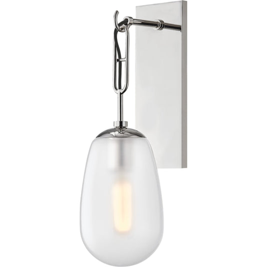 Bruckner Wall Sconce by Hudson Valley. Made from steel in a transitional style.