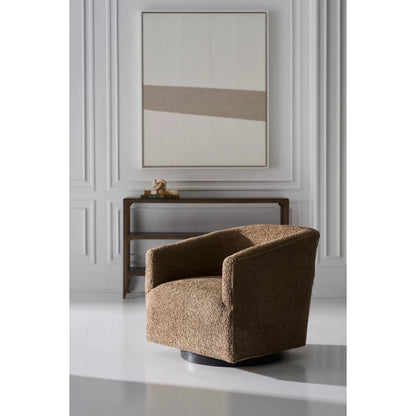 Callahan Console Table by Fairfield Chair in brown and louve. Made from high pressure laminate, red oak solids, veneers in a unique style.